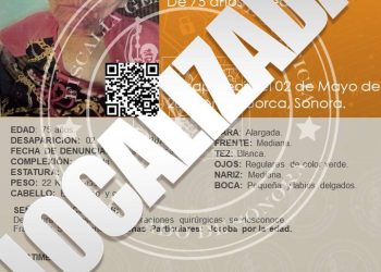 Localizan sin vida a Ana Gloria, de 75 años, desaparecida el jueves en Caborca