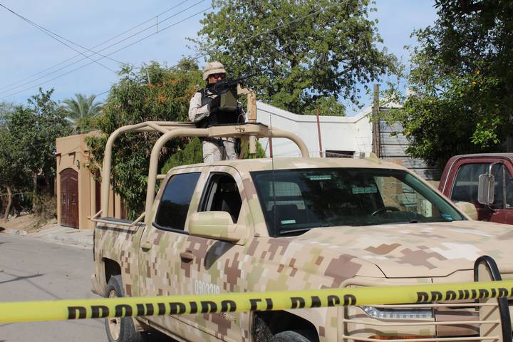Enfrentamiento en Ciudad Obregón deja un militar herido y un sicario muerto