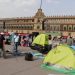 CNTE reubica plantón, pero se mantiene en el Zócalo
