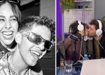 Danna desata rumores de ruptura con Alex Hoyer tras besar a conductor argentino