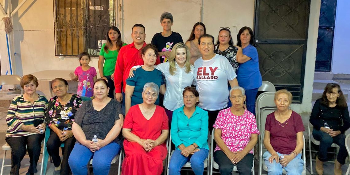 Destaca Ely Sallard la participación ciudadana en reunión vecinal en la Colonia Pedregal de la villa