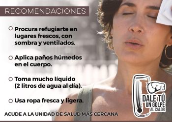 Exhorta Salud Sonora a extremar precauciones ante altas temperaturas