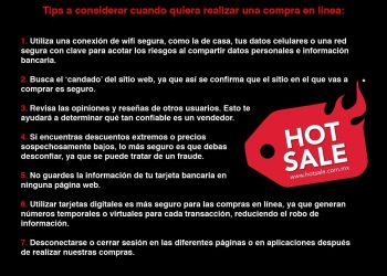 Exhorta Unidad Cibernética incrementar mecanismos de seguridad en compras durante Hot Sale 2024