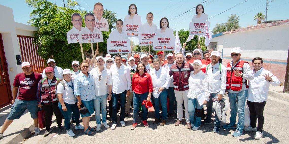 Celida y Froylán realizan intensa jornada en pro del Plan C
