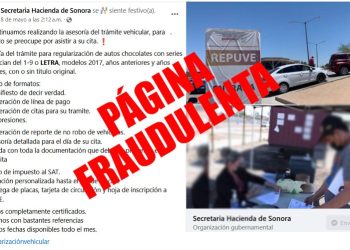 Advierte Seguridad Pública por sitio fraudulento
