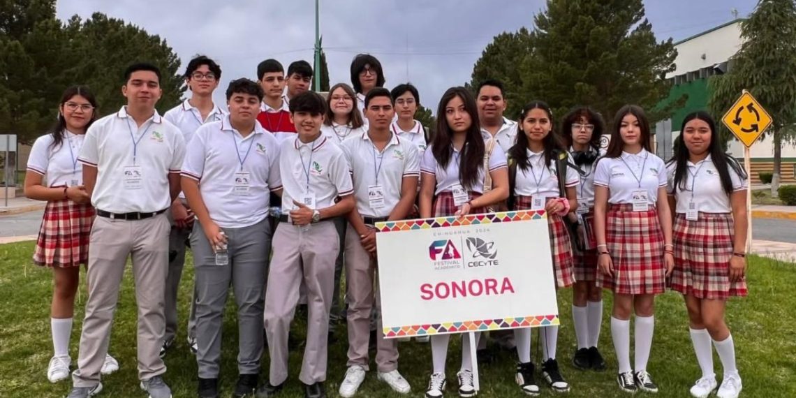 Destaca alumnado de Cecyte Sonora en Festival Académico Nacional
