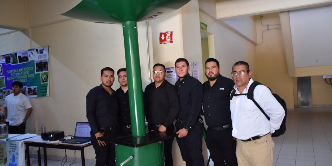 Diseñan estudiantes de UTHermosillo recolector de agua de lluvia para reutilizarla