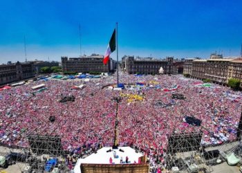 Presume ‘Marea Rosa’ un millón de asistentes; CDMX calcula 95 mil