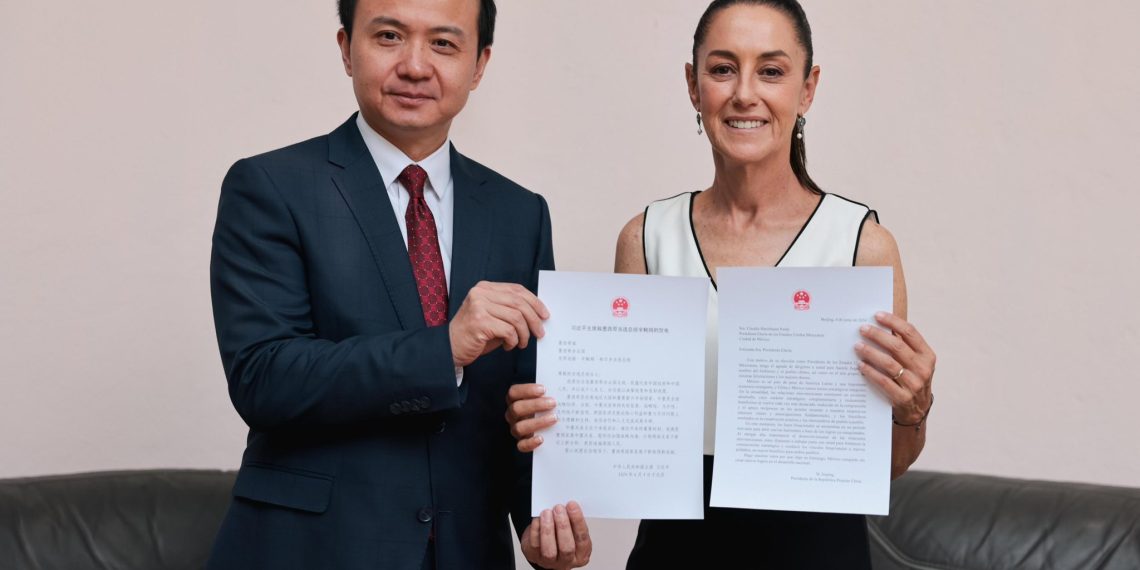 Claudia Sheinbaum va por continuidad de relaciones con China tras felicitación del Presidente Xi Jinping