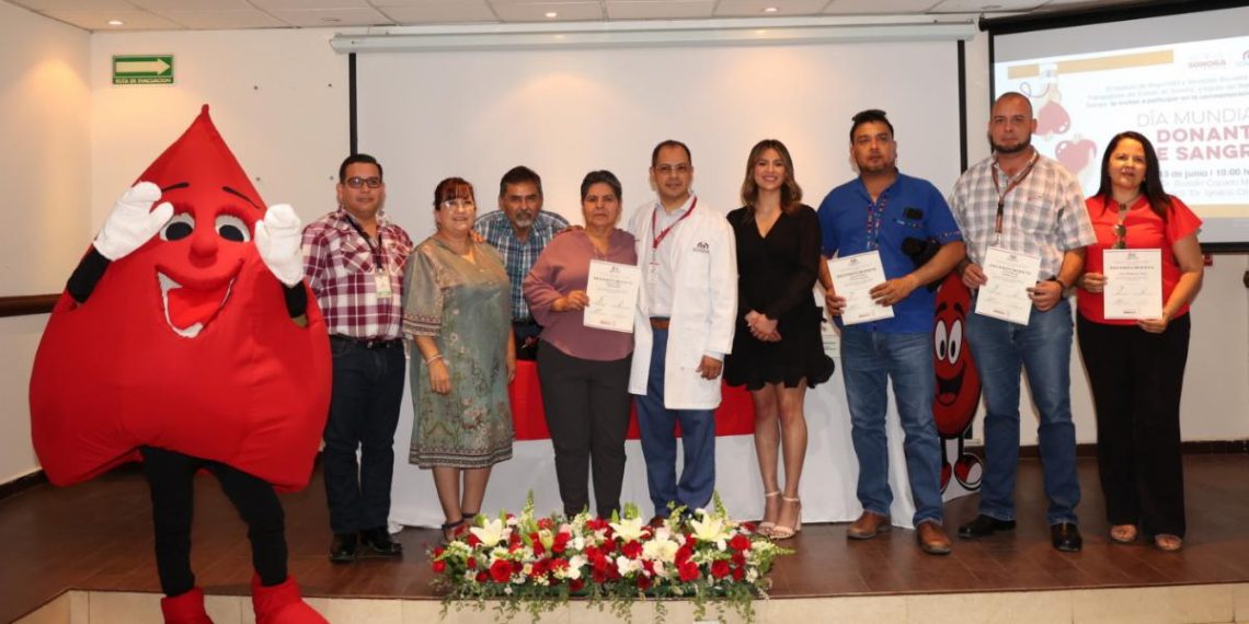 Reconoce Isssteson a donadores altruistas de sangre