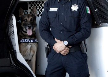 Contribuye Unidad K9 de Policía Estatal en acciones de prevención del delito en Sonora