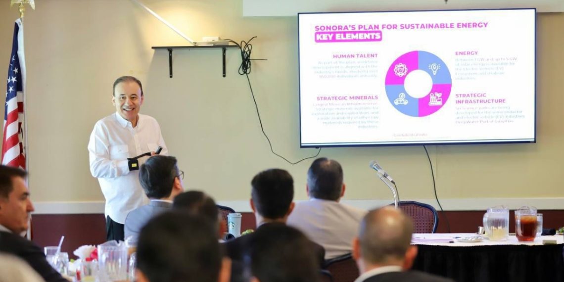 Promueve Gobernador Durazo Plan Sonora ante líderes empresariales y autoridades de Tribus originarias de Arizona