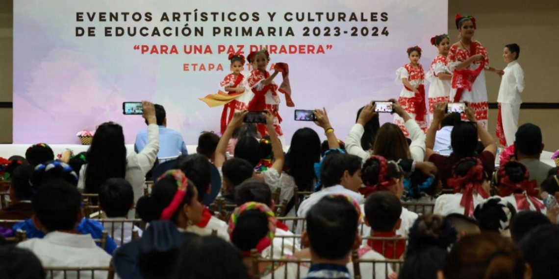 Premia SEC Sonora a ganadores de los Eventos Artísticos y Culturales de Educación Primaria