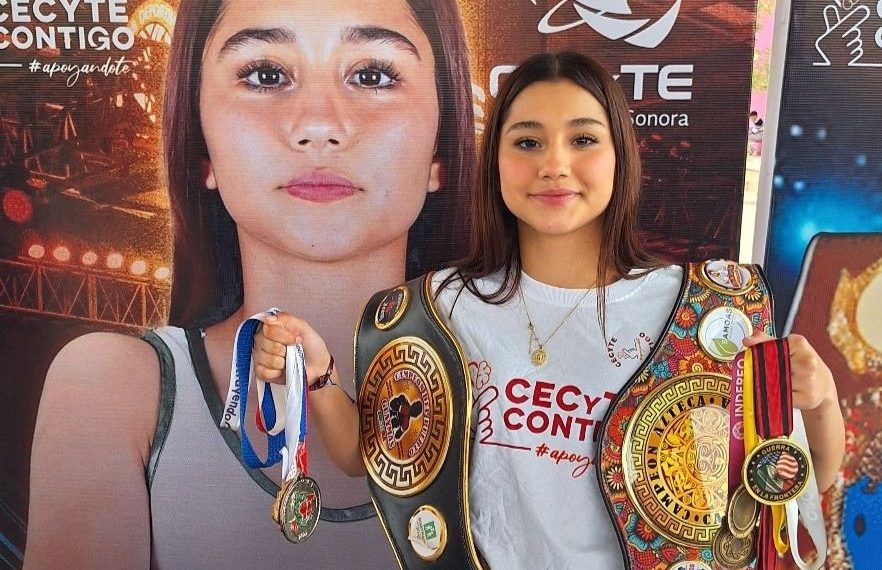 Alumna de Cecyte Sonora busca el campeonato mundial juvenil de boxeo