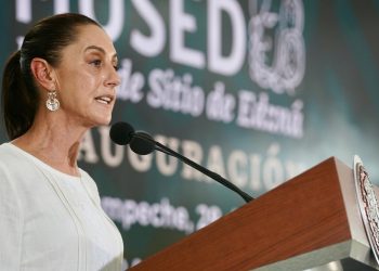 Sheinbaum defiende Tren Maya en gira con AMLO: Habrá continuidad en la obra