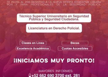 Anuncia Universidad de la Seguridad Pública nueva oferta educativa