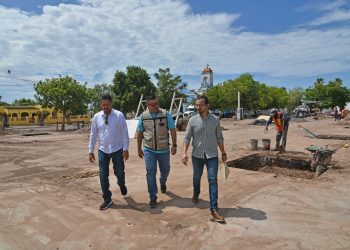 Supervisa Cecop avance de obra en Etchojoa