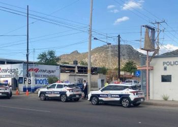 Dos hombres baleados se resguardan en comandancia sur en Hermosillo