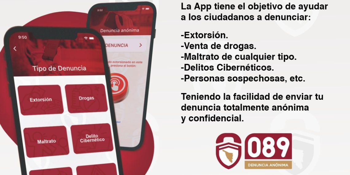 Cuenta Seguridad Pública con app móvil para la denuncia anónima de delitos