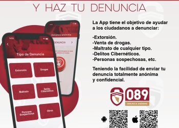 Cuenta Seguridad Pública con app móvil para la denuncia anónima de delitos