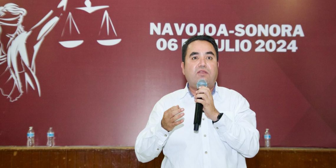 Heriberto Aguilar, en Cajeme y Navojoa: “Construyamos juntos un nuevo Poder Judicial”