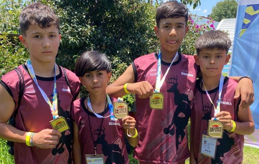 Ganan alumnos deportistas sonorenses medallas de oro y plata en Gimnasiada Nacional 2024