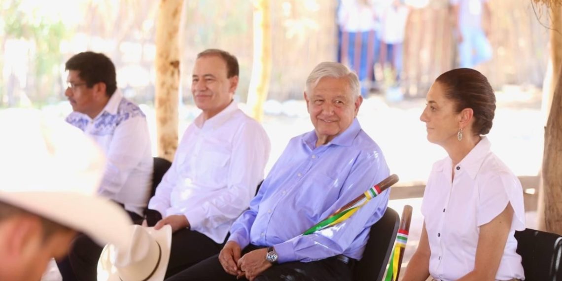Cierran Gobernador Durazo, presidente López Obrador y presidenta electa Sheinbaum gira por Sonora con restitución histórica al pueblo Yaqui