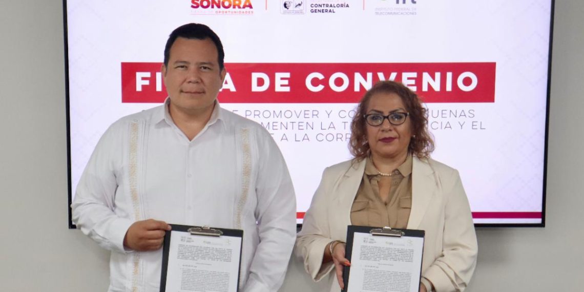 Contraloría Sonora e Instituto de Telecomunicaciones colaboran por la transparencia y contra la corrupción 