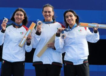 Alejandra Valencia lidera a México para ganar bronce olímpico en París