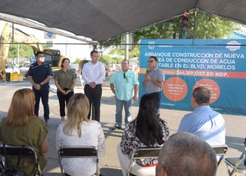 Inicia Toño Astiazarán obra que mejorará el abasto de agua en cien colonias