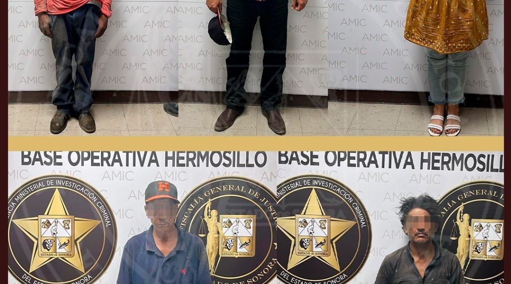 En cateo son detenidas cinco personas y se asegura narcótico e hidrocarburo