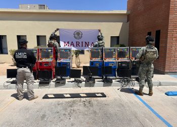 Aseguran 34 máquinas “tragamonedas” en cateos realizados en Hermosillo, Cajeme y San Luis Río Colorado