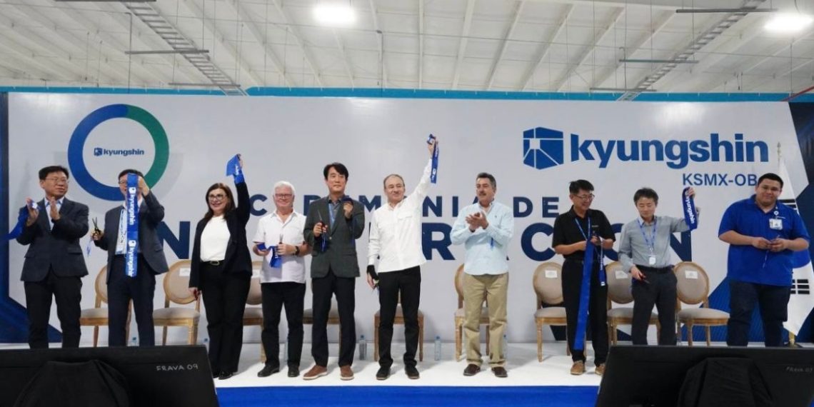 Atrae Gobernador Durazo más de mil nuevos empleos con inauguración de la planta Kyungshin México-Obregón
