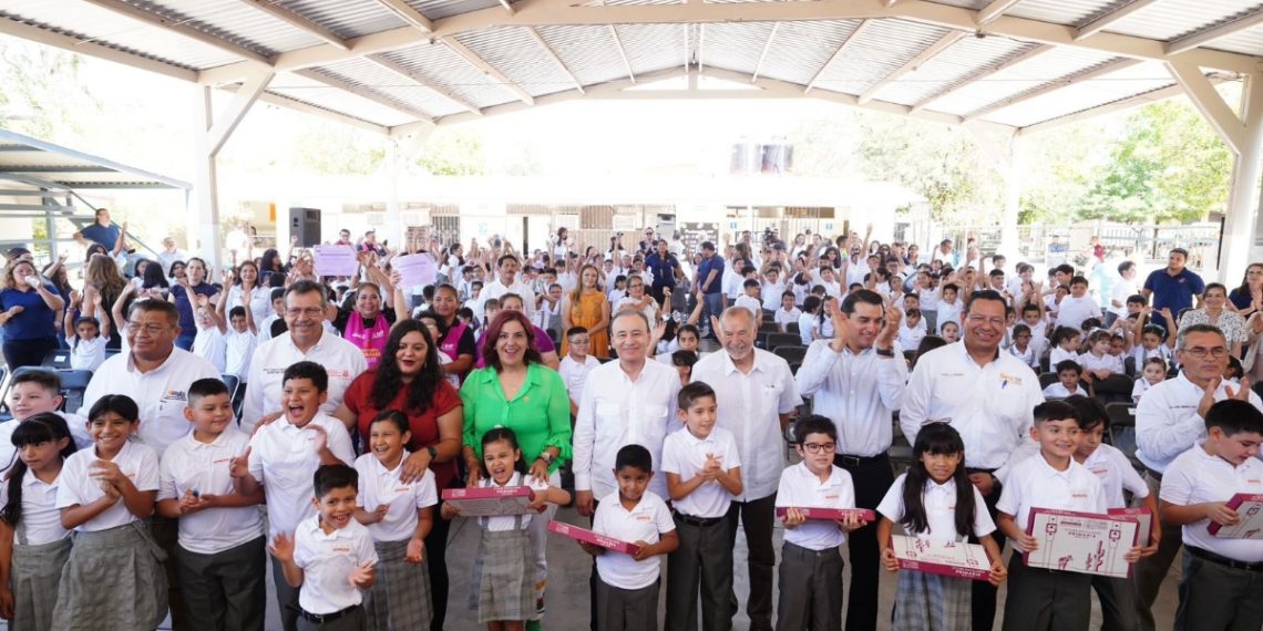 Gobernador Durazo da inicio exitoso del ciclo escolar 2024-2025 en Sonora
