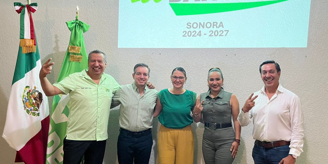 Reunión de la Eco Bancada de diputados del Partido Verde para la LXIV Legislatura del Congreso del Estado de Sonora