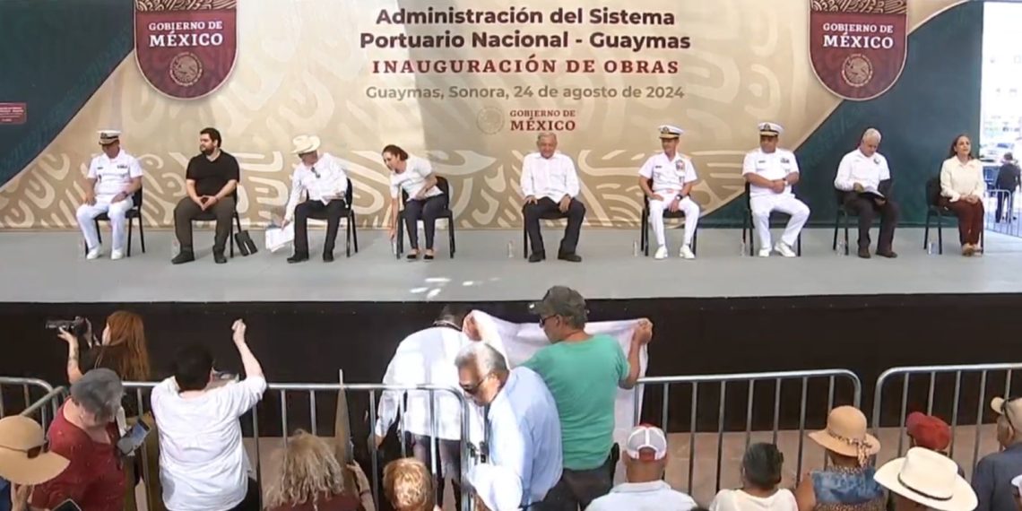 “Habrá continuidad en el fortalecimiento del Puerto de Guaymas”; Claudia Sheinbaum, Presidenta electa de Mexico, en su visita en Guaymas