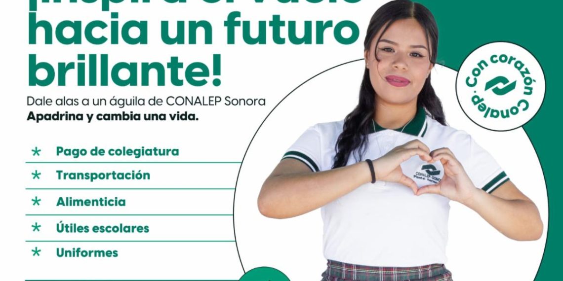 Reactiva Conalep Sonora programa de becas “Apadrina un Águila”