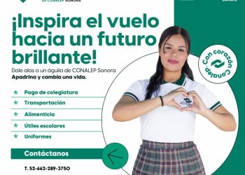 Reactiva Conalep Sonora programa de becas “Apadrina un Águila”