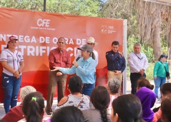 Entregan Gobierno de Sonora y CFE ampliación de red eléctrica en Pótam