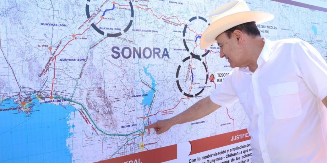 Consolida Gobernador Durazo conectividad turística y económica con modernización de carretera Guaymas-Chihuahua