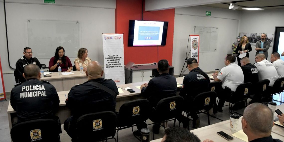 Capacita ISM a elementos policiales de HMO con formación en perspectiva de género