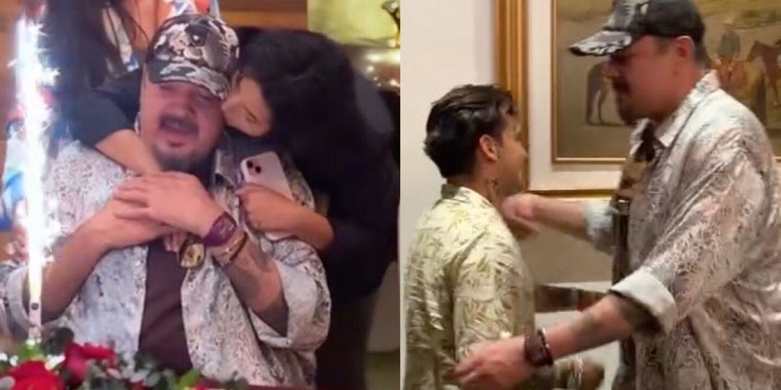 Pepe Aguilar celebra su cumpleaños 56 acompañado de toda su familia, incluyendo a Christian Nodal