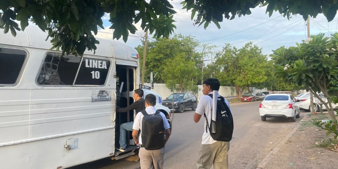Aumenta Imtes cobertura de transporte urbano en Ciudad Obregón con regreso a clases