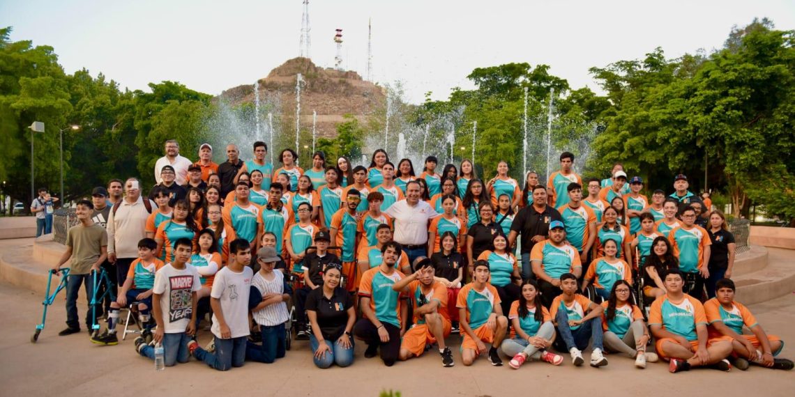 Abandera Toño Astiazarán a selección Hermosillo de deporte adaptado