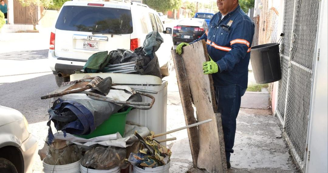 Retira Gobierno de Hermosillo 81 toneladas de desechos en el Bachoco, Palo Verde y Vista Real