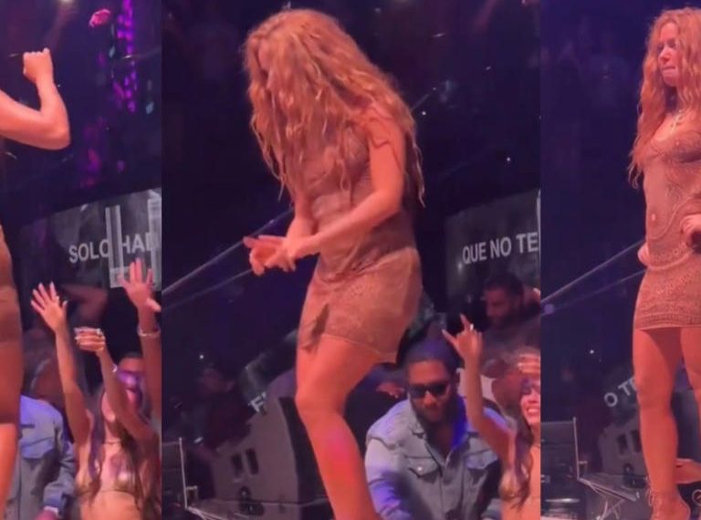 Shakira molesta con sus fans por grabarla debajo del vestido sin su consentimiento