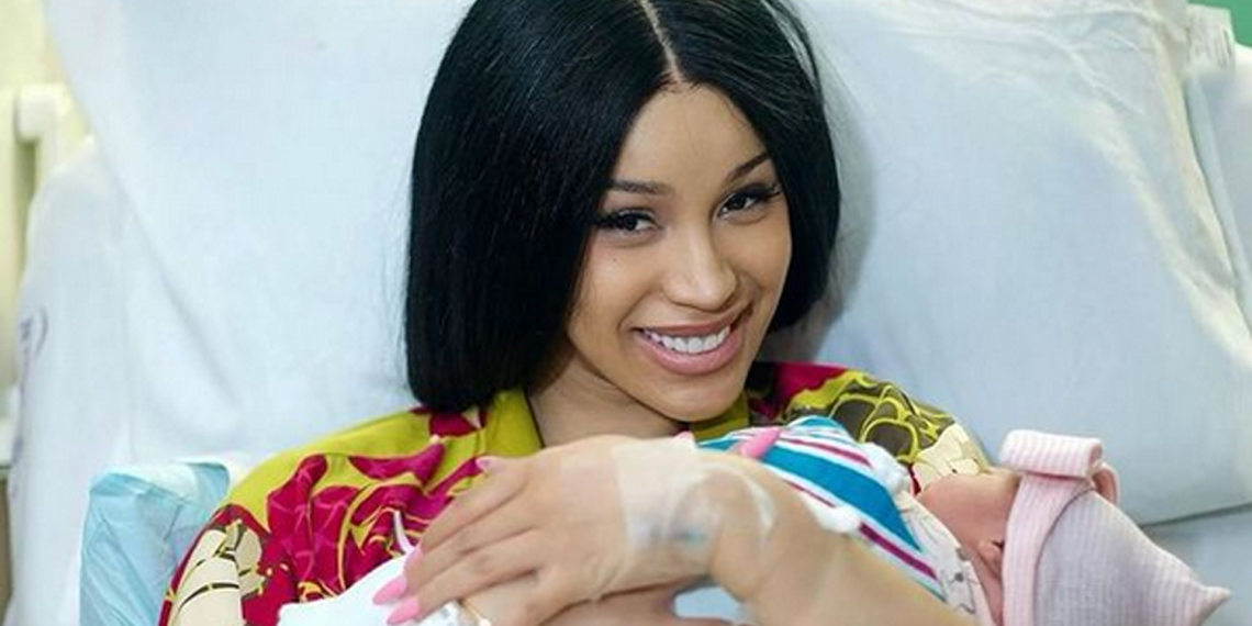 Cardi B da la bienvenida a su tercer hijo con Offset
