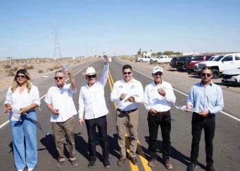 Agradecen ciudadanos a Gobernador Durazo por la rehabilitación de carretera Puerto Peñasco-Golfo de Santa Clara-San Luis Río Colorado