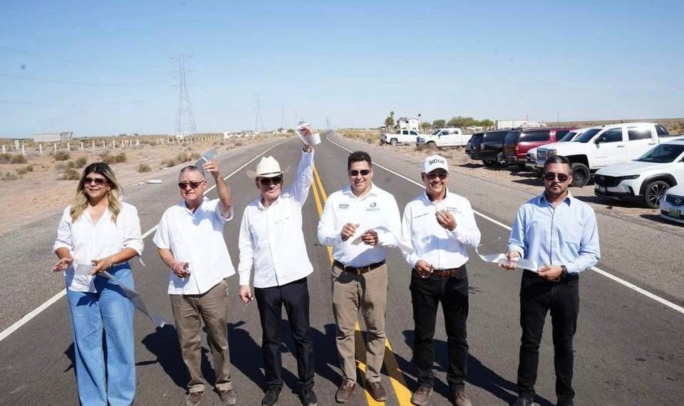 Agradecen ciudadanos a Gobernador Durazo por la rehabilitación de carretera Puerto Peñasco-Golfo de Santa Clara-San Luis Río Colorado