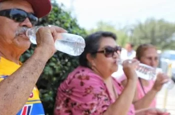 Alertan por ola de calor en Guaymas y Empalme; piden a trabajadores hidratarse bien